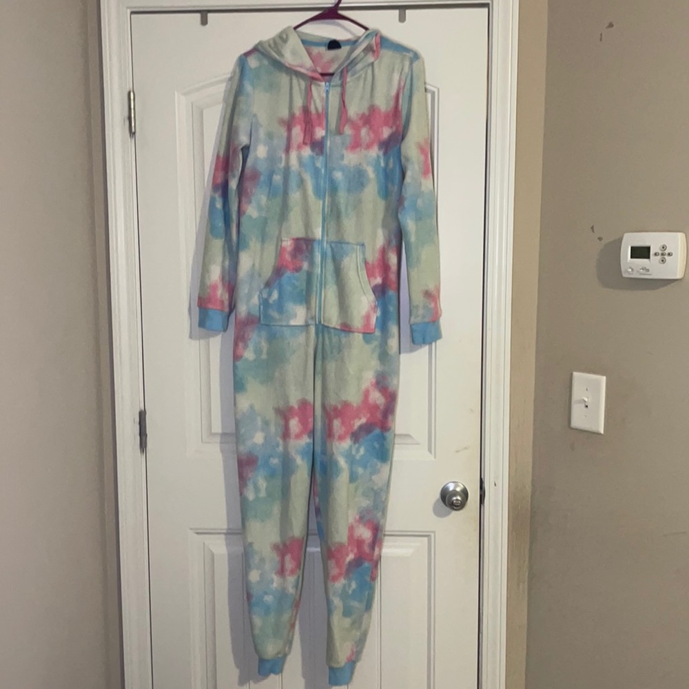 Free press the-dye pajama onesie
